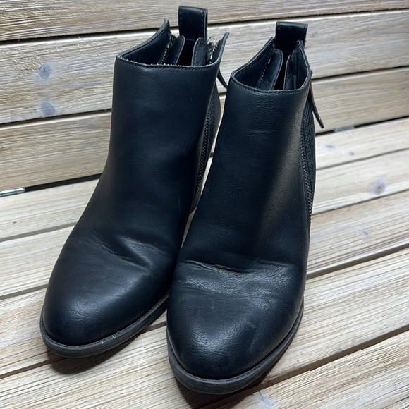 Dolce Vita for Target Dual Zip Black Booties Size 10 - Picture 5 of 10